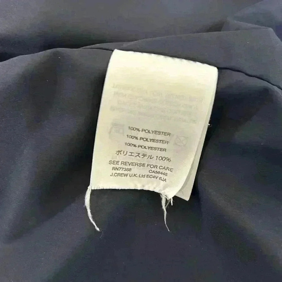 jcrew crewcuts kids sherpa jacket zip front girls 14 cream, navy, & neon pink - Picture 10 of 15